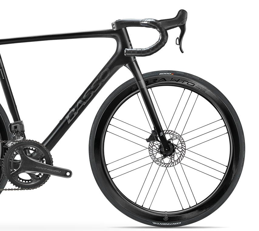 Karbonové silniční kolo BASSO Diamante v barvě Stealth